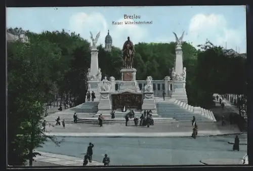 AK Breslau, Kaiser Wilhelmdenkmal