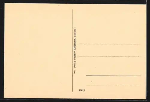 AK Breslau, Rathaus, Totalansicht, Strassenbahn