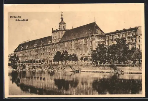AK Breslau, Blick auf die Universität