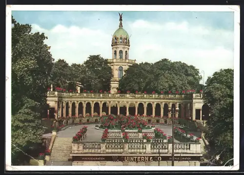 AK Breslau, Liebichshöhe mit Anlagen