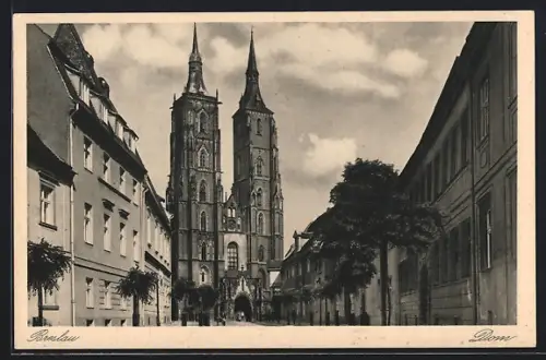 AK Breslau, Blick auf den Dom