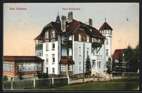 AK Bad Kudowa, Hotel Haus Stolzenfels