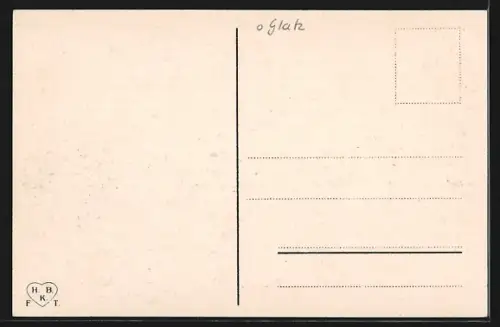 AK Kudowa-Tal, Blick in das Tal aus der Vogelschau