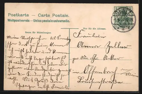 AK Glatz, Ortsansicht mit Festung Glatz