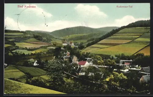 AK Bad Kudowa, Teilansicht im Kudowaer-Tal