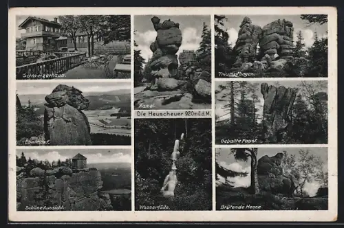 AK Heuscheuer, Schweizerhaus, Wasserfälle, Kamel