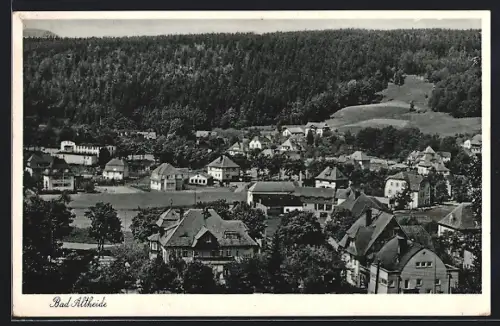 AK Bad Altheide, Ortsansicht aus der Vogelschau