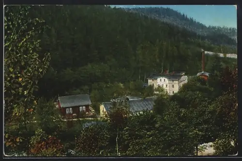 AK Bad Altheide, Blick nach dem Eisenhammer