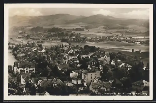 AK Bad Kudowa, Blick vom Schlossberg