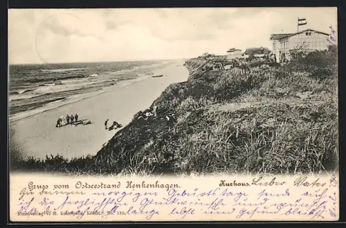AK Henkenhagen, Kurhaus am Ostseestrand