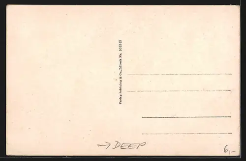 AK Deep, Partie am Ufer mit Ruderbooten, im Hintergrund Ostseestrand