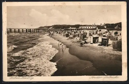 AK Misdroy, Partie an der Seebrücke
