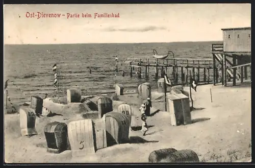 AK Ost-Dievenow, Partie beim Familienbad