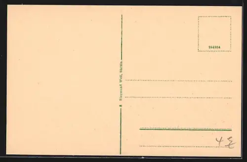 AK Stettin, Blick zum Rathaus