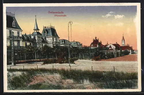 AK Swinemünde, Dünenstrasse