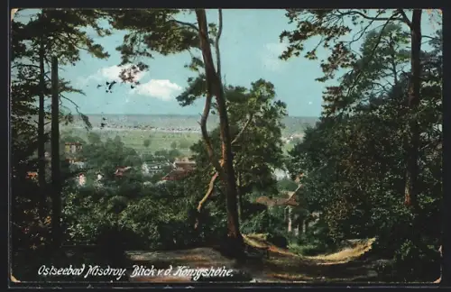 AK Misdroy, Ostseebad, Blick von der Königshöhe