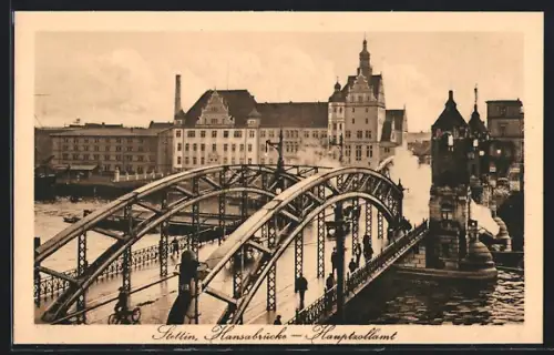 AK Stettin, Hansabrücke, Hauptzollamt