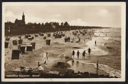 AK Dievenow, Ostseebad, Strand