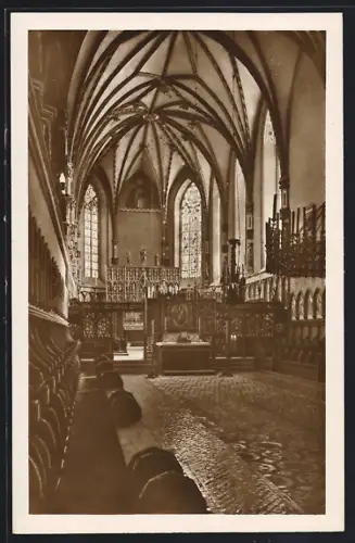 AK Marienburg / Malbork, Marienkirche im Hochschloss