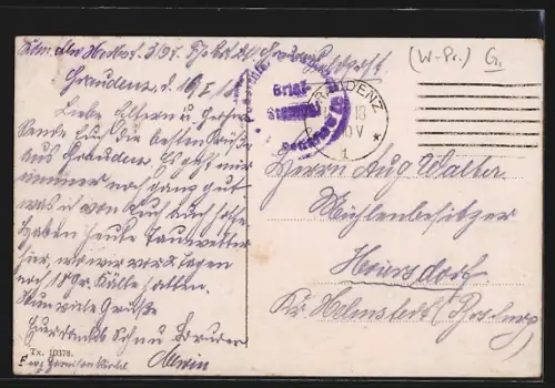 AK Graudenz / Grudziadz, Totalansicht