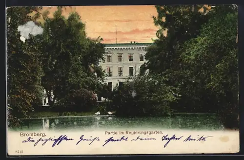 AK Bromberg, Partie im Regierungsgarten