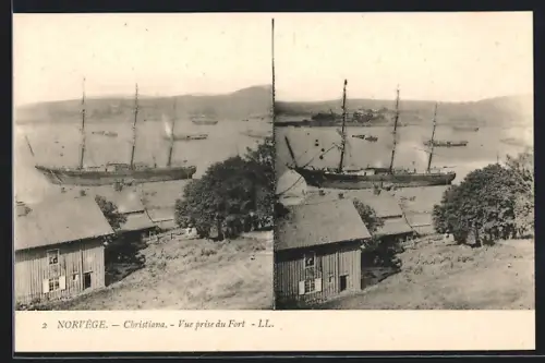 AK Christiania, Vue prise du Fort