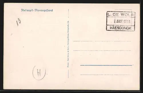 AK Hellesylt, Partie am Norangsfjord