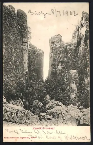 AK Randklöveskar /Bornholm, Felsformation Randklöveskar