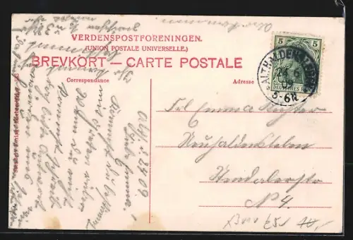 AK Aalborg, Utsigt fra Bleakilde, Reklame für Bleichseife von Müller und Kalkow, Magdeburg