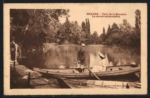 AK Beaune, Parc de la Bouzaize, Le nouvel embarcadère
