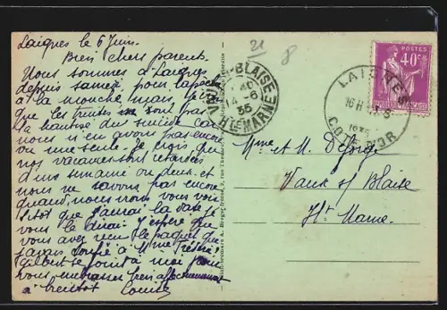 AK Laignes /Côte-d`Or, Le Monument Commémoratif