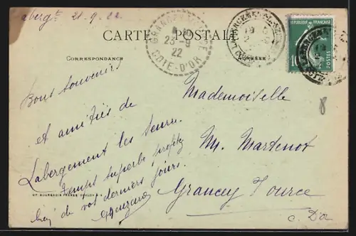 AK Labergement-les-Seurre /Côte-d`Or, Le Monument