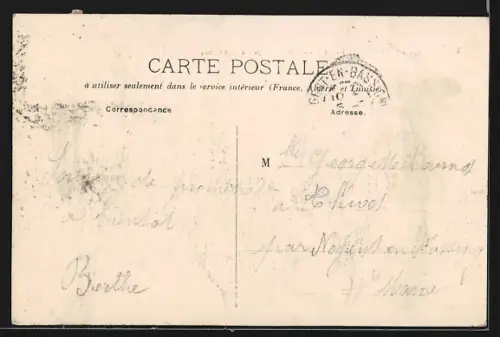 AK Labussières /Côte-d`Or, Vallée de l`Ouche, Une partie du château