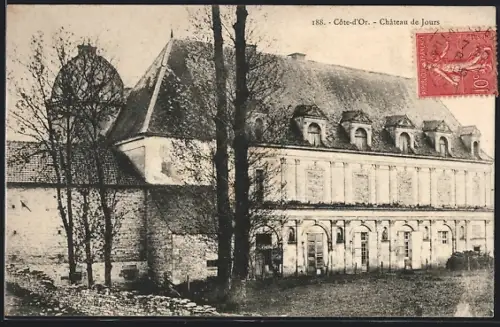AK Château de Jours /Côte-d`Or, Ansicht mit Bäumen