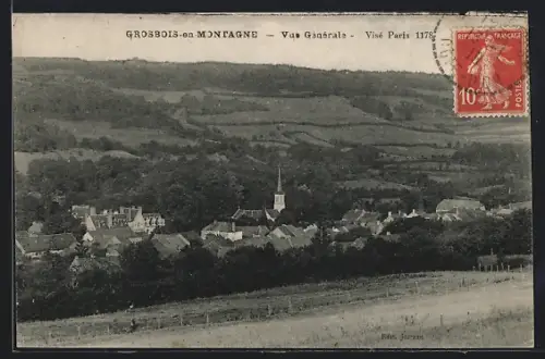 AK Grosbois-en-Montagne, Vue Générale