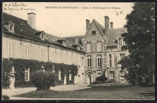 AK Grosbois-en-Montagne, Chalet et Bibliothèque du Château