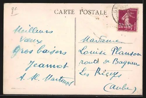 AK Grosbois-en-Montagne /Côte-d`Or, Le Lac et Barques pour la Pêche