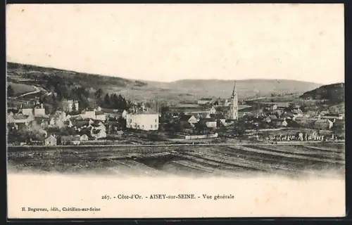 AK Aisey-sur-Seine /Côte-d`Or, Vue générale