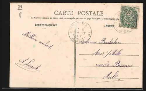 AK Aisey-sur-Seine /Côte-d`Or, Vue générale