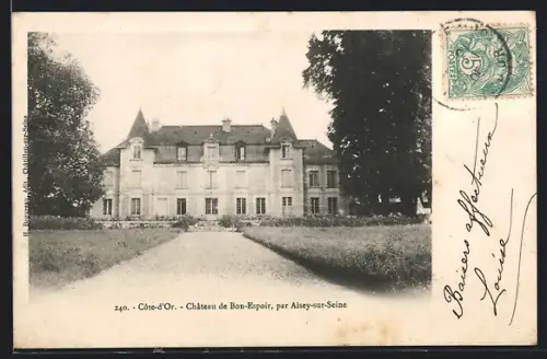AK Aisey-sur-Seine /Côte-d`Or, Château de Bon-Espoir