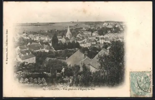 AK Aignay-le-Duc /Côte-d`Or, Vue générale