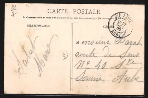 AK Aignay-le-Duc /Côte-d`Or, Vue générale