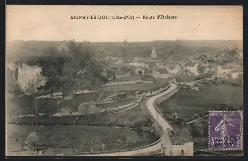AK Aignay-le-Duc /Côte-d`Or, Route d`Etalente