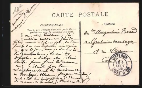 AK Villecomte /Côte-d`Or, Paysage, L`Ignon