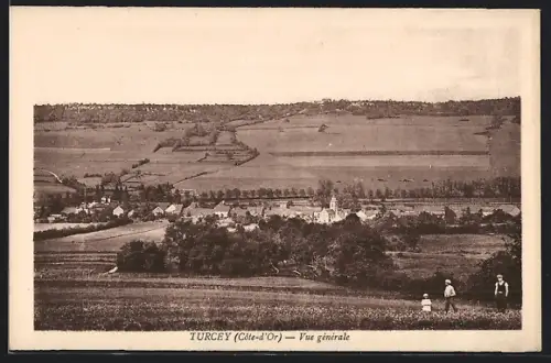 AK Turcey /Côte-d`Or, Vue générale