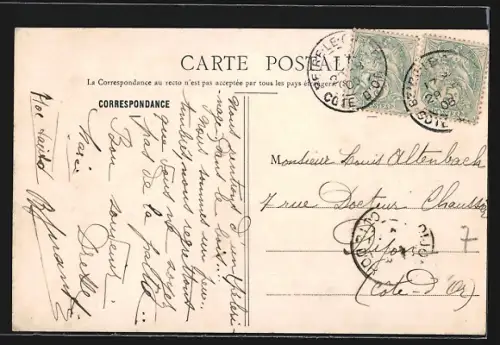 AK Château de Vesvrottes /Côte-d`Or, Ansicht mit Bäumen