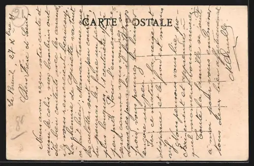 AK Vitteaux /Côte-d`Or, Vue Générale et l`Eglise