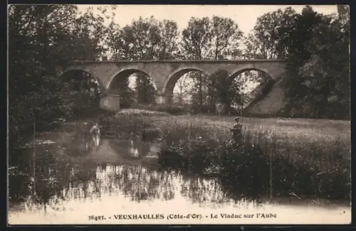 AK Veuxhaulles /Côte-d`Or, Le Viaduc sur l`Aube