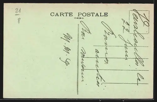 AK Veuxhaulles /Côte-d`Or, Vue côté Sud, L`Aube