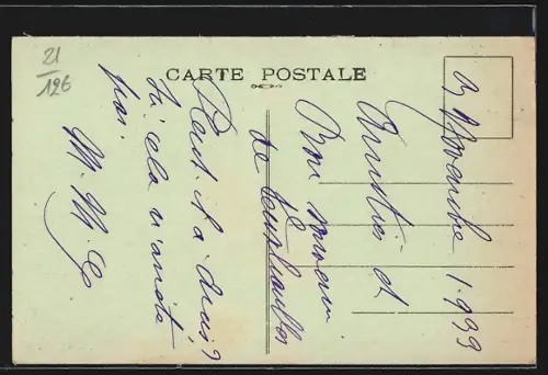 AK Veuxhaulles /Côte-d`Or, Vue générale Côté Sud